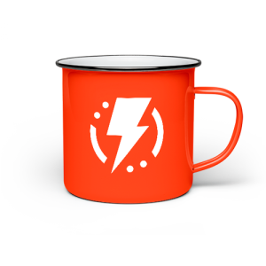 Olympus Enamel Mug