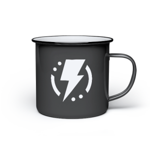 Black Coffee Mug